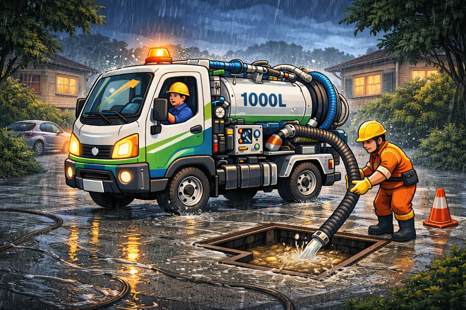 Análise de custo e benefício do uso de desentupidora com veículo compacto RJ