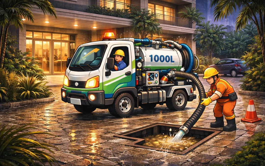 Desentupidora com veículos pequenos, uma solução para condomínios e empresas com pouco espaço RJ.