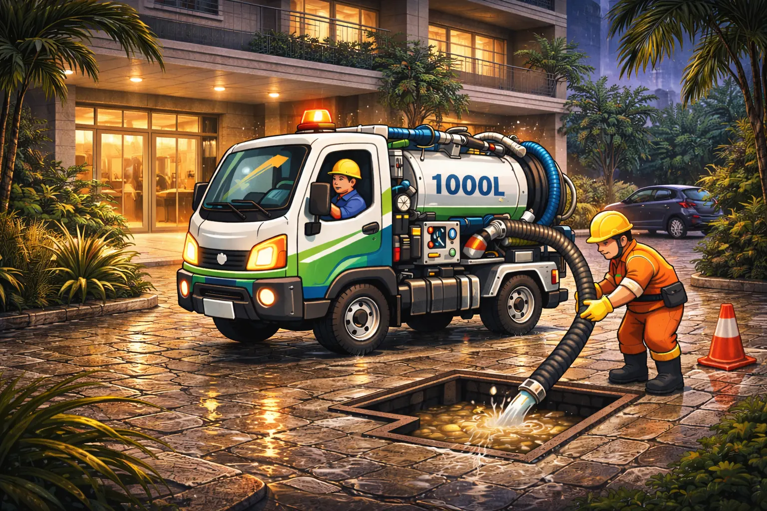 Desentupidora com veículos pequenos, uma solução para condomínios e empresas com pouco espaço RJ.