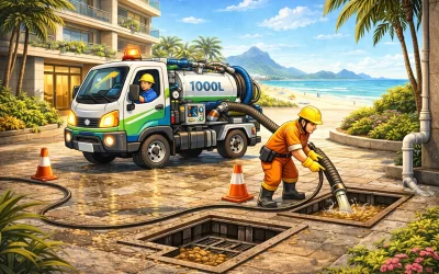 Desentupimento para condomínios com pouco espaço RJ