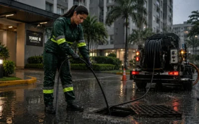Desentupidora RJ: Desentupimento em áreas técnicas de edifícios comerciais